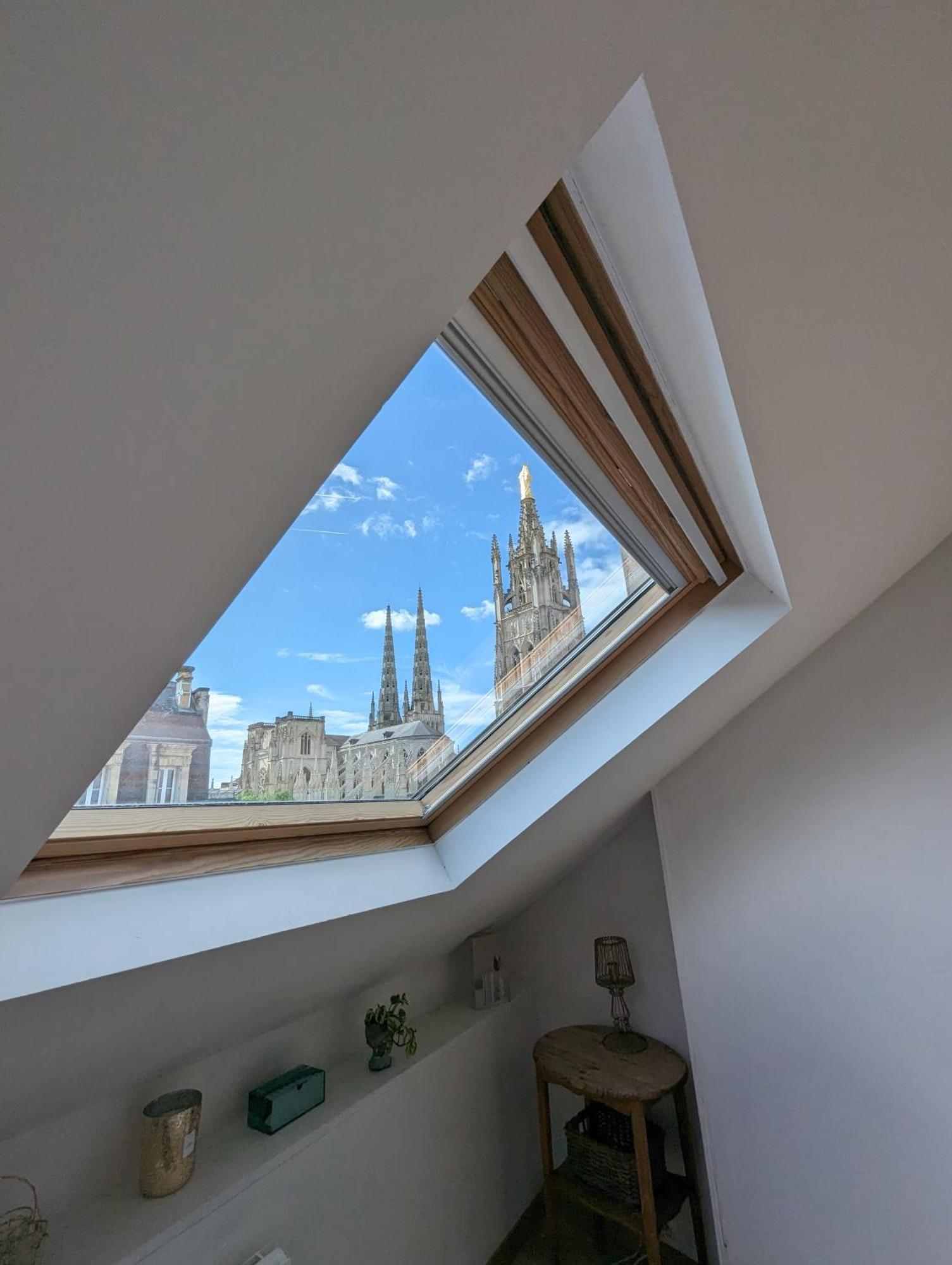 Cocon Lumineux Sous Les Toits De Bordeaux Apartment Luaran gambar